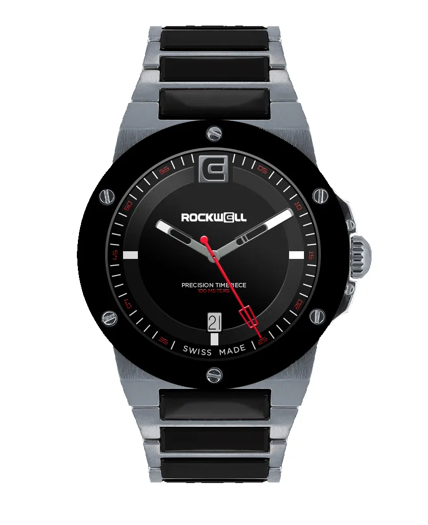 Commander Elite Tier 2 Edition (Silver/Black Ceramic) Watch sold by Zulily