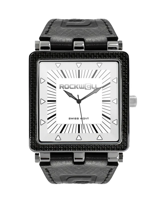 CF Leather (White/Black) Watch made by Zulily