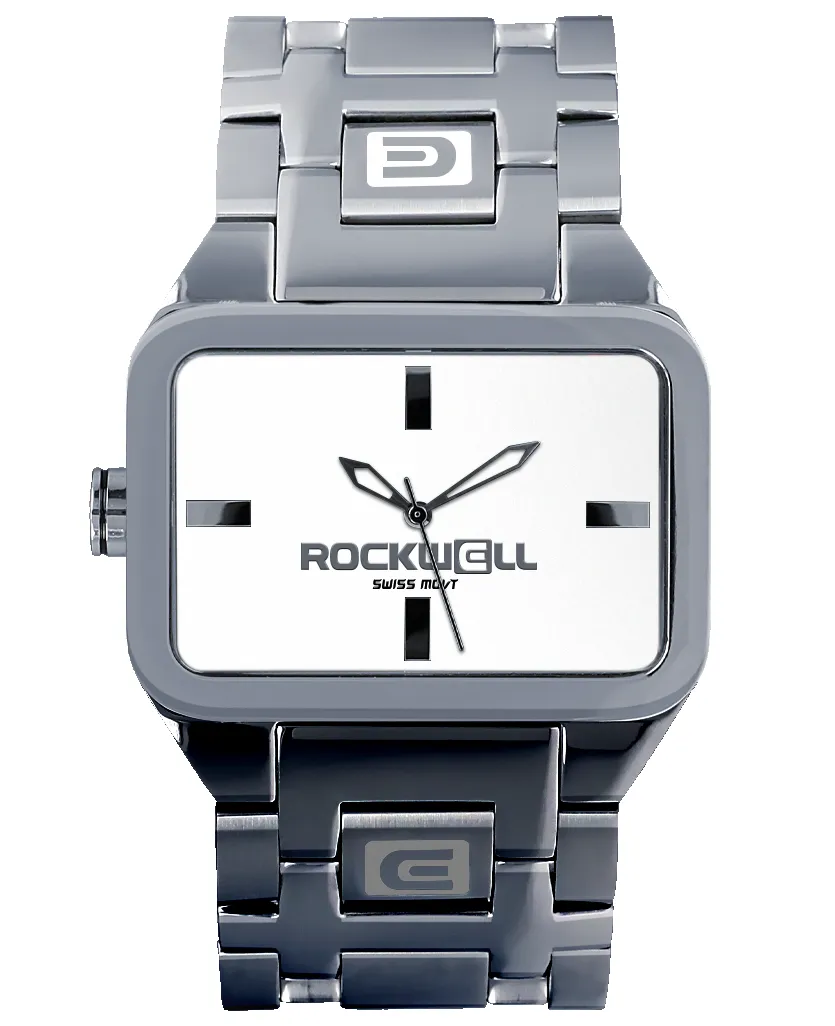 Duel Time (Silver/White) Watch sold by Zulily