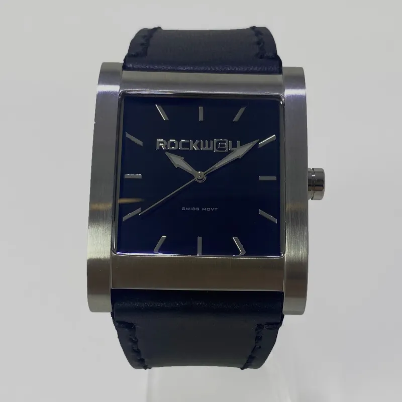 Rook (Silver/Black) Watch made by Zulily