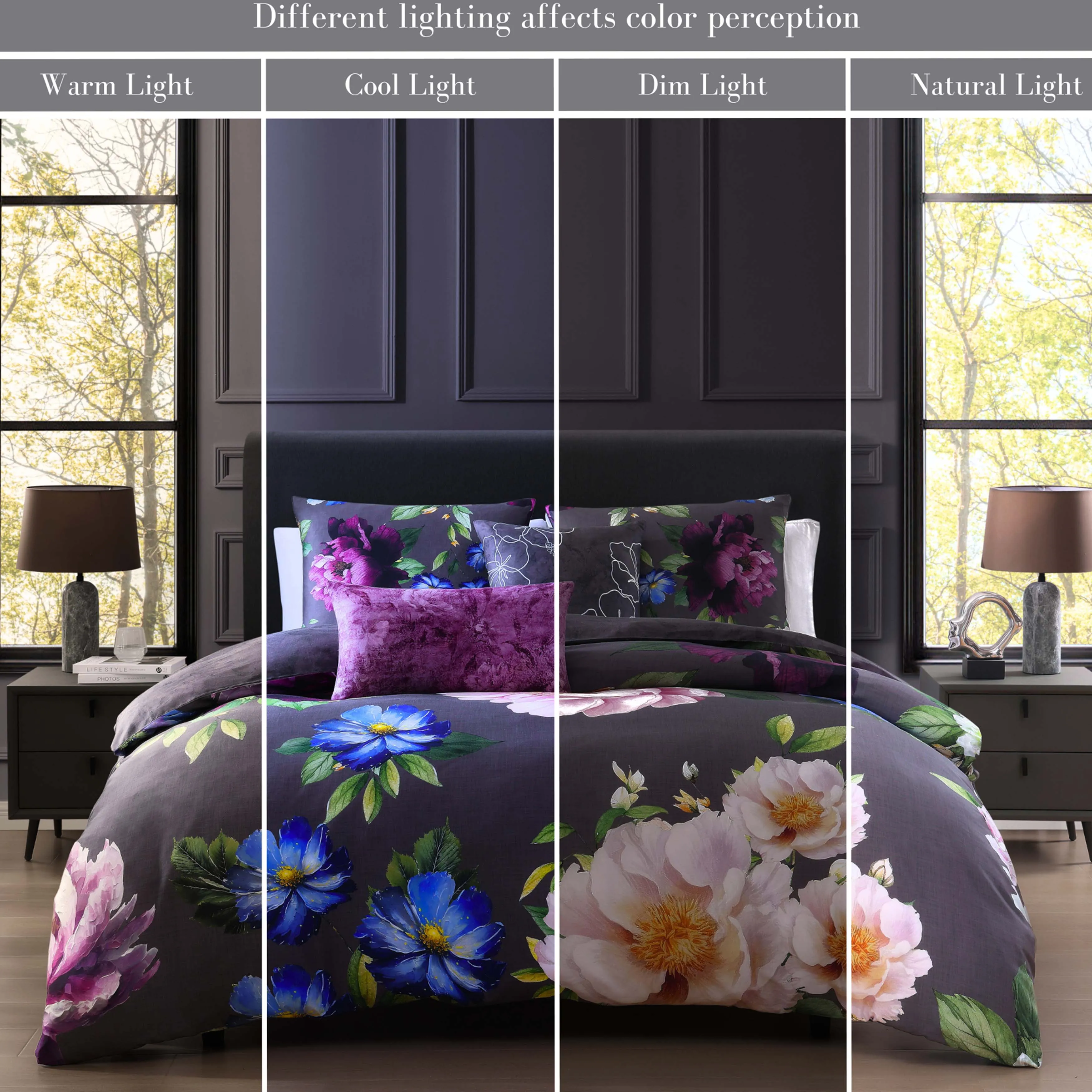 Bebejan Elegant Blossoms 5 Piece Reversible Comforter Set sold by Zulily product image thumbnail 4