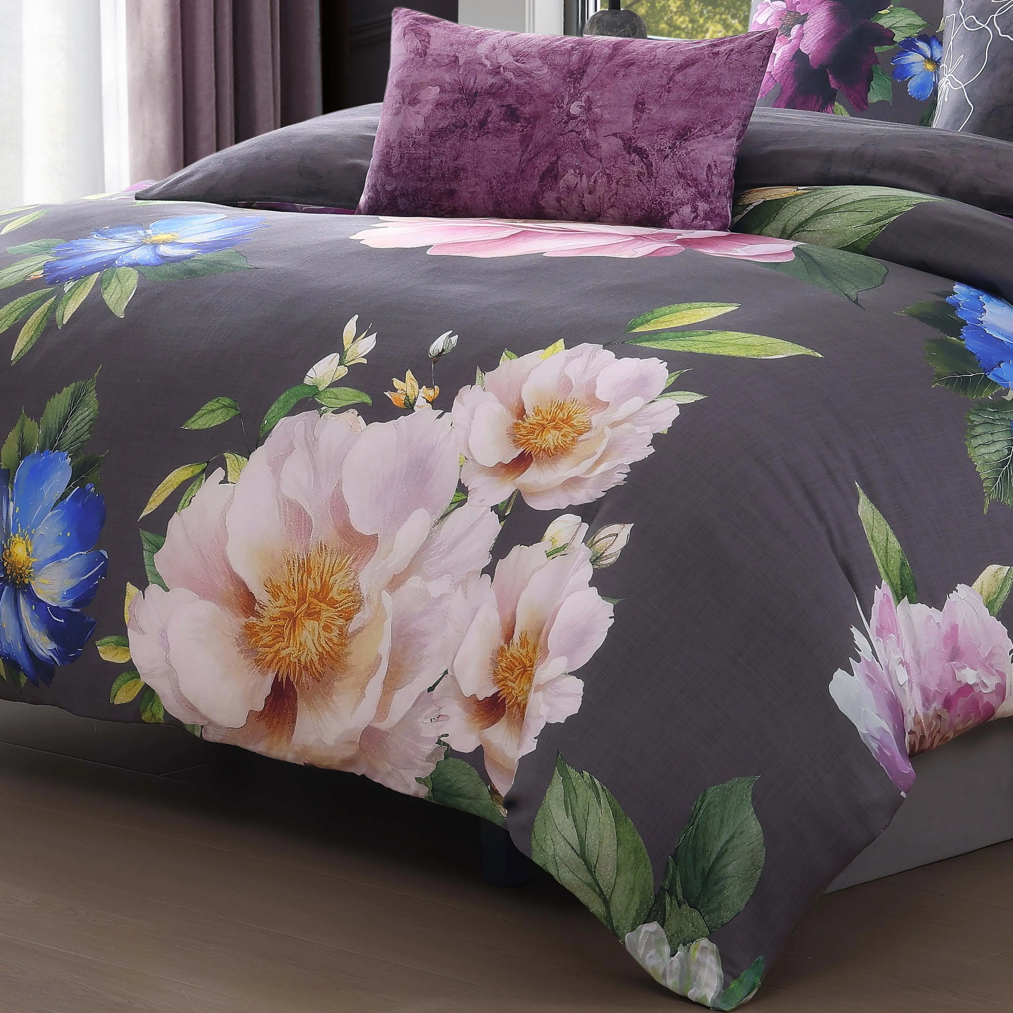 Bebejan Elegant Blossoms 5 Piece Reversible Comforter Set sold by Zulily