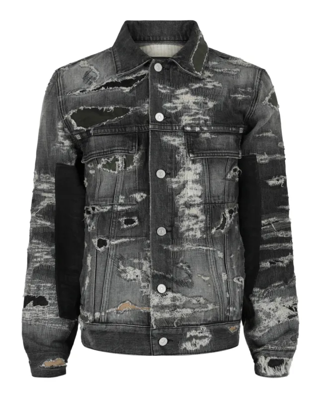 Givenchy Distressed Denim Jacket made by Givenchy