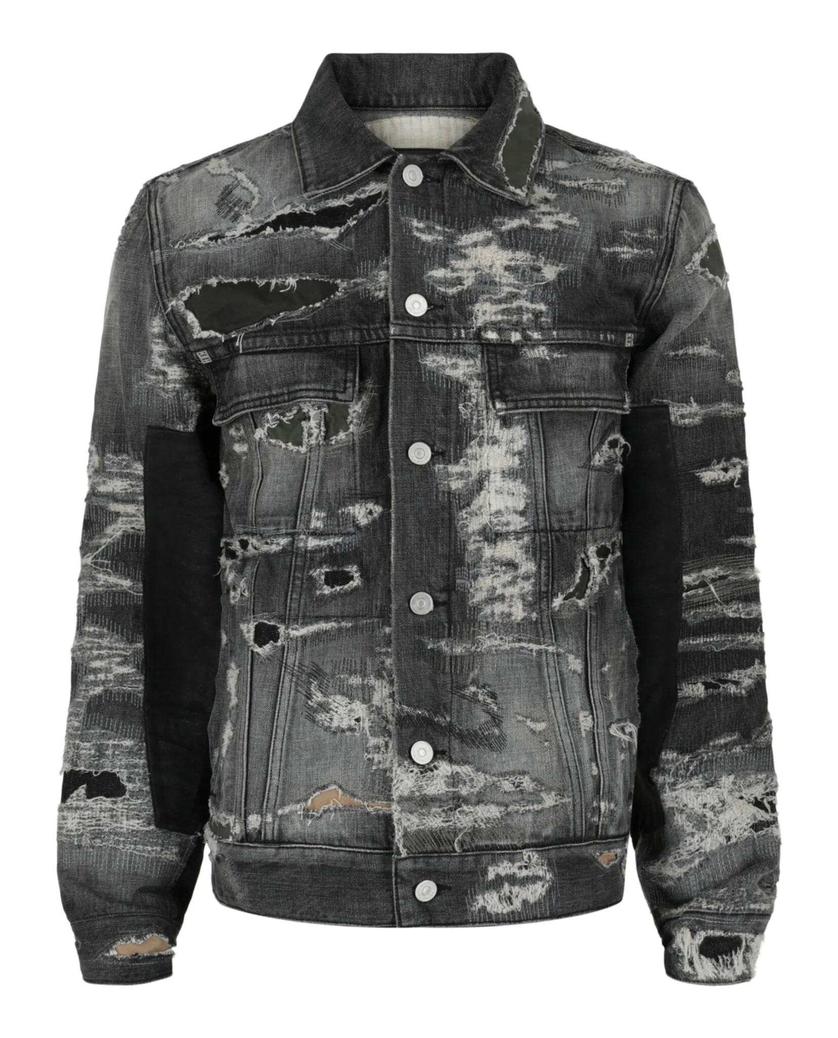 Givenchy Distressed Denim Jacket sold by Zulily