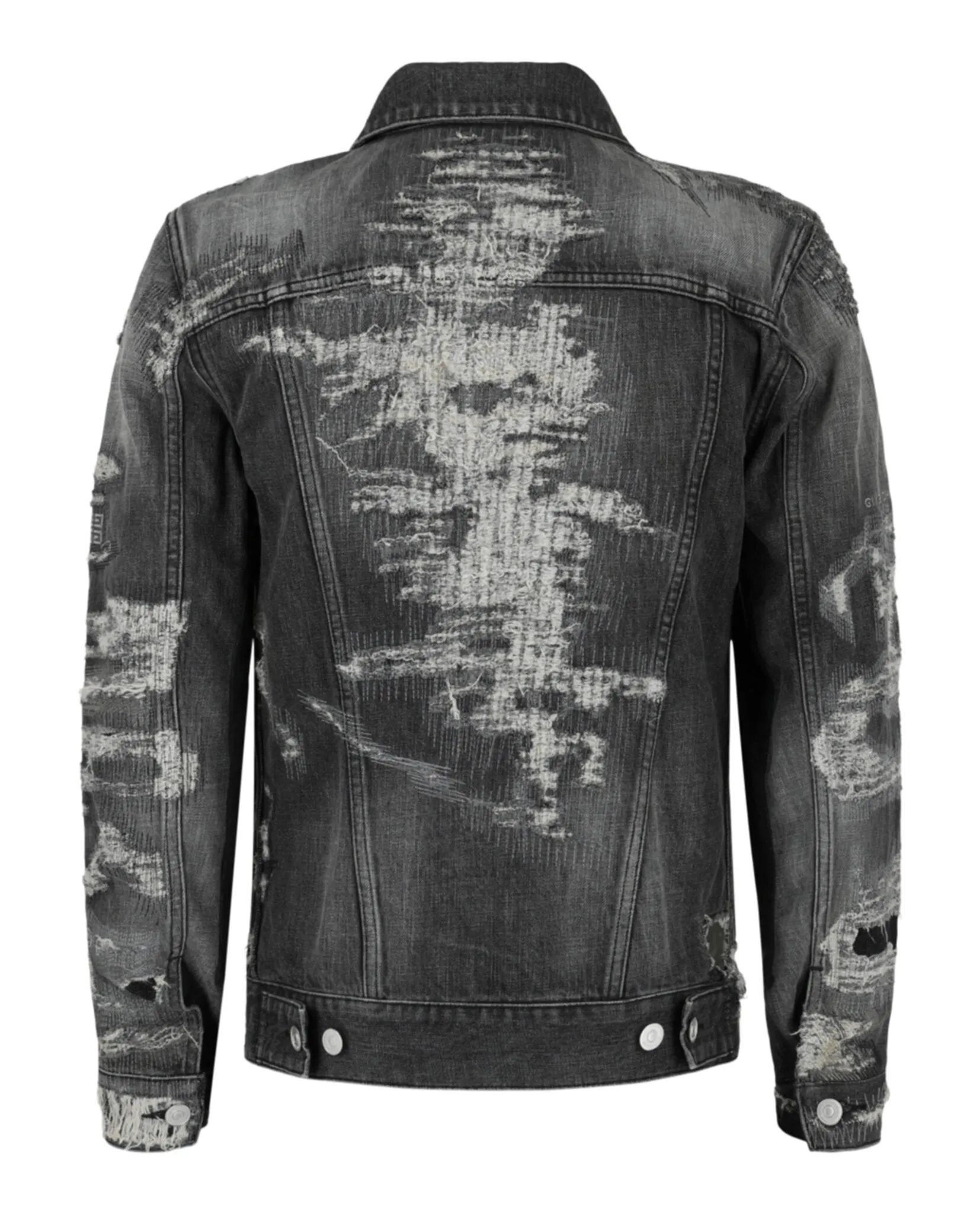 Givenchy Distressed Denim Jacket sold by Zulily product image thumbnail 2