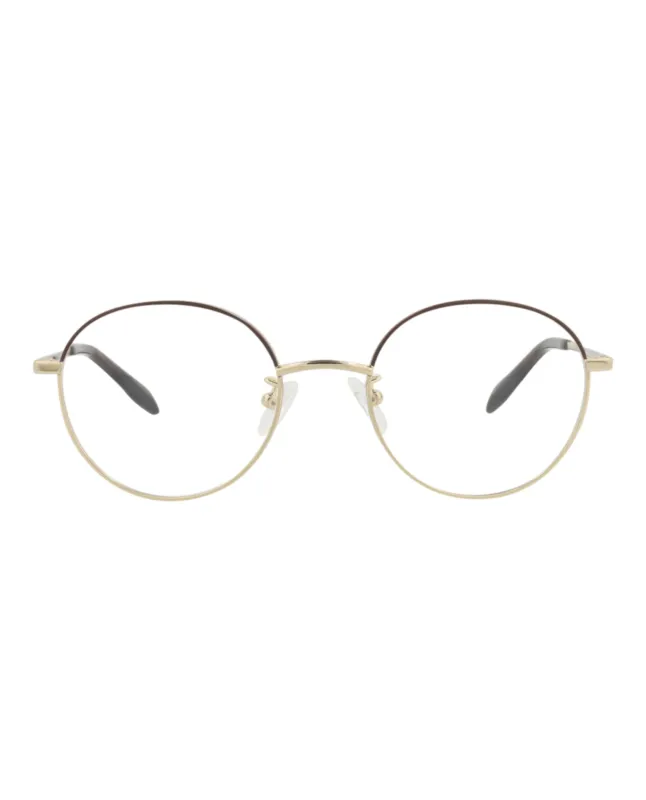 Alexander McQueen Round-Frame Metal Optical Frames made by Alexander McQueen