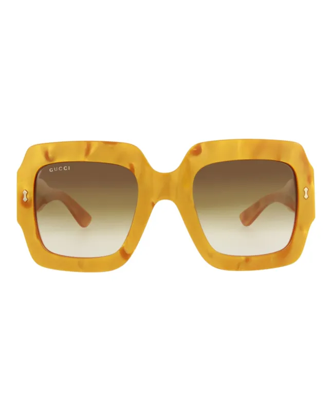 Gucci Square-Frame Bio Acetate Sunglasses made by Gucci