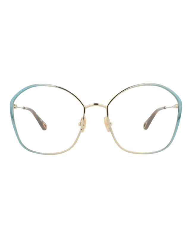 Chloé Square-Frame Metal Optical Frames made by Chloe