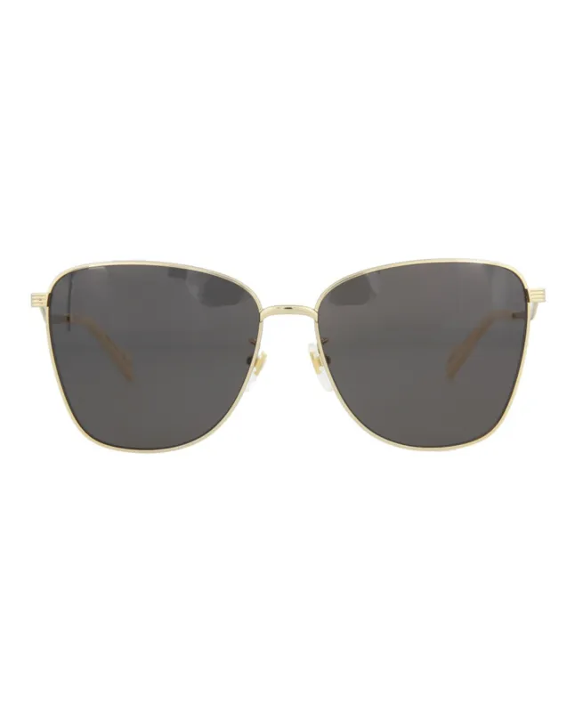 Gucci Square-Frame Metal Sunglasses made by Gucci