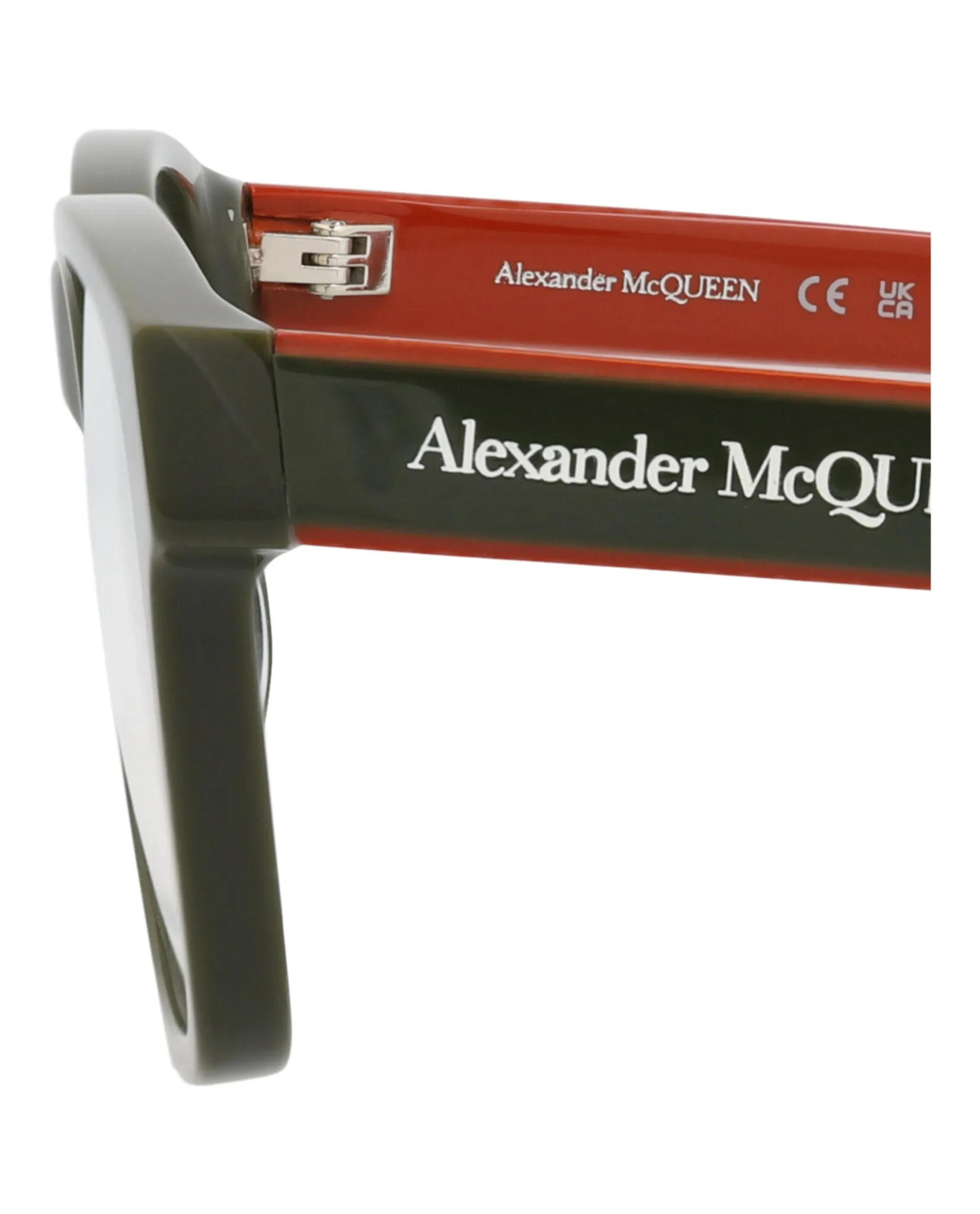 Alexander McQueen Square-Frame Acetate Optical Frames sold by Zulily product image thumbnail 4