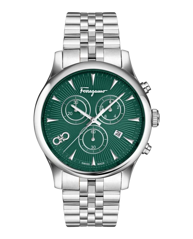 Ferragamo  Duo Chrono Bracelet Watch made by Salvatore Ferragamo
