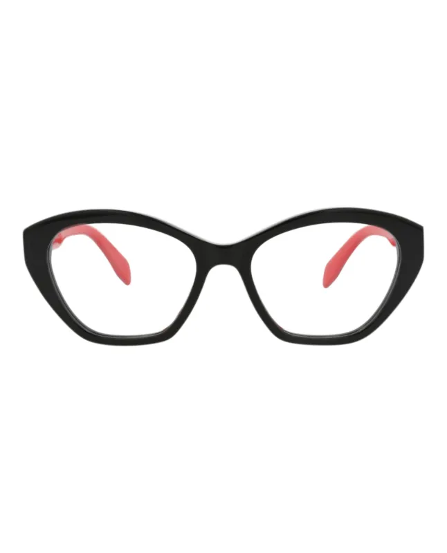 Alexander McQueen Cat Eye-Frame Acetate Optical Frames made by Alexander McQueen