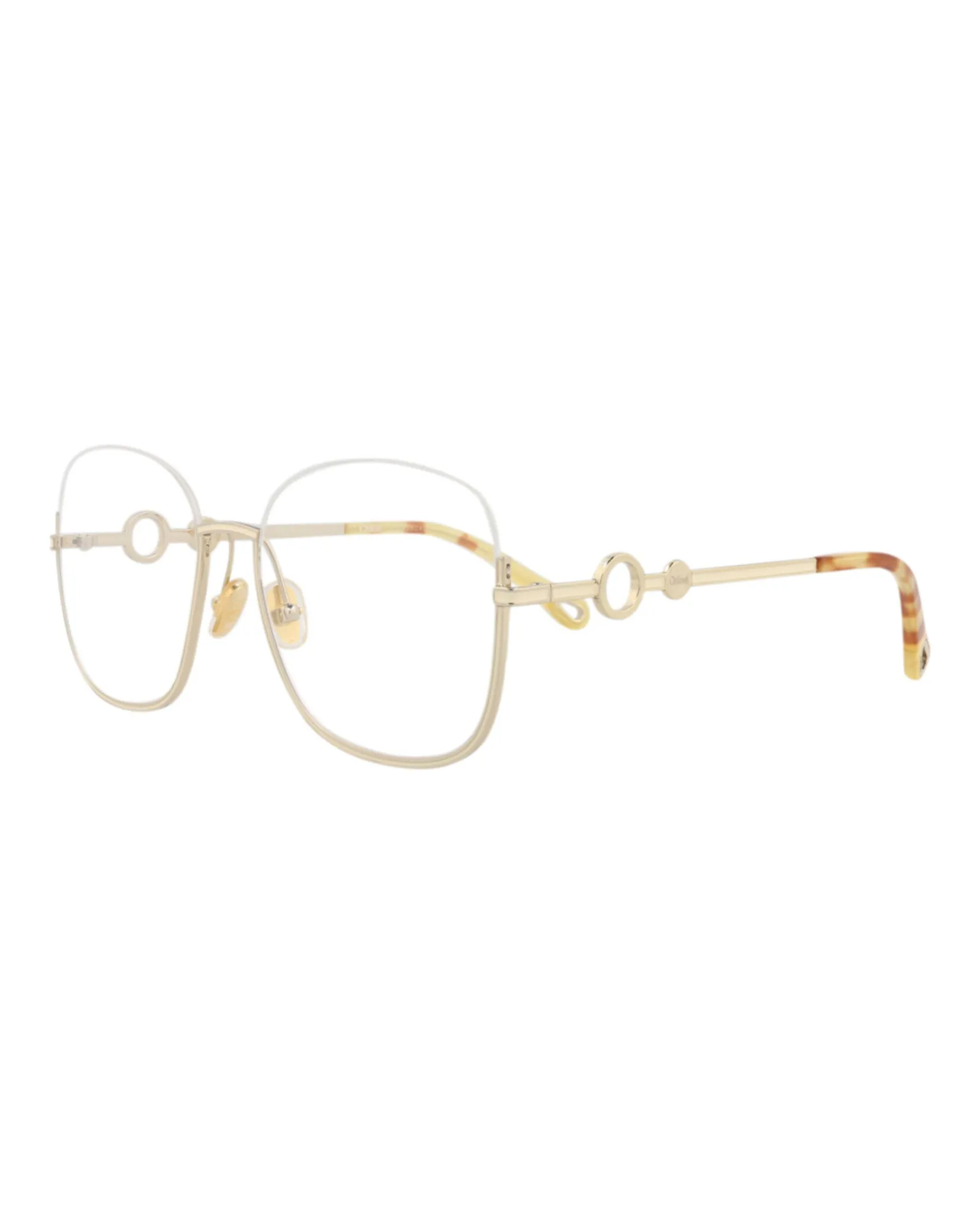 Chloé Square-Frame Metal Optical Frames sold by Zulily product image thumbnail 2