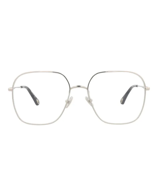 Chloé Square-Frame Metal Optical Frames made by Chloe