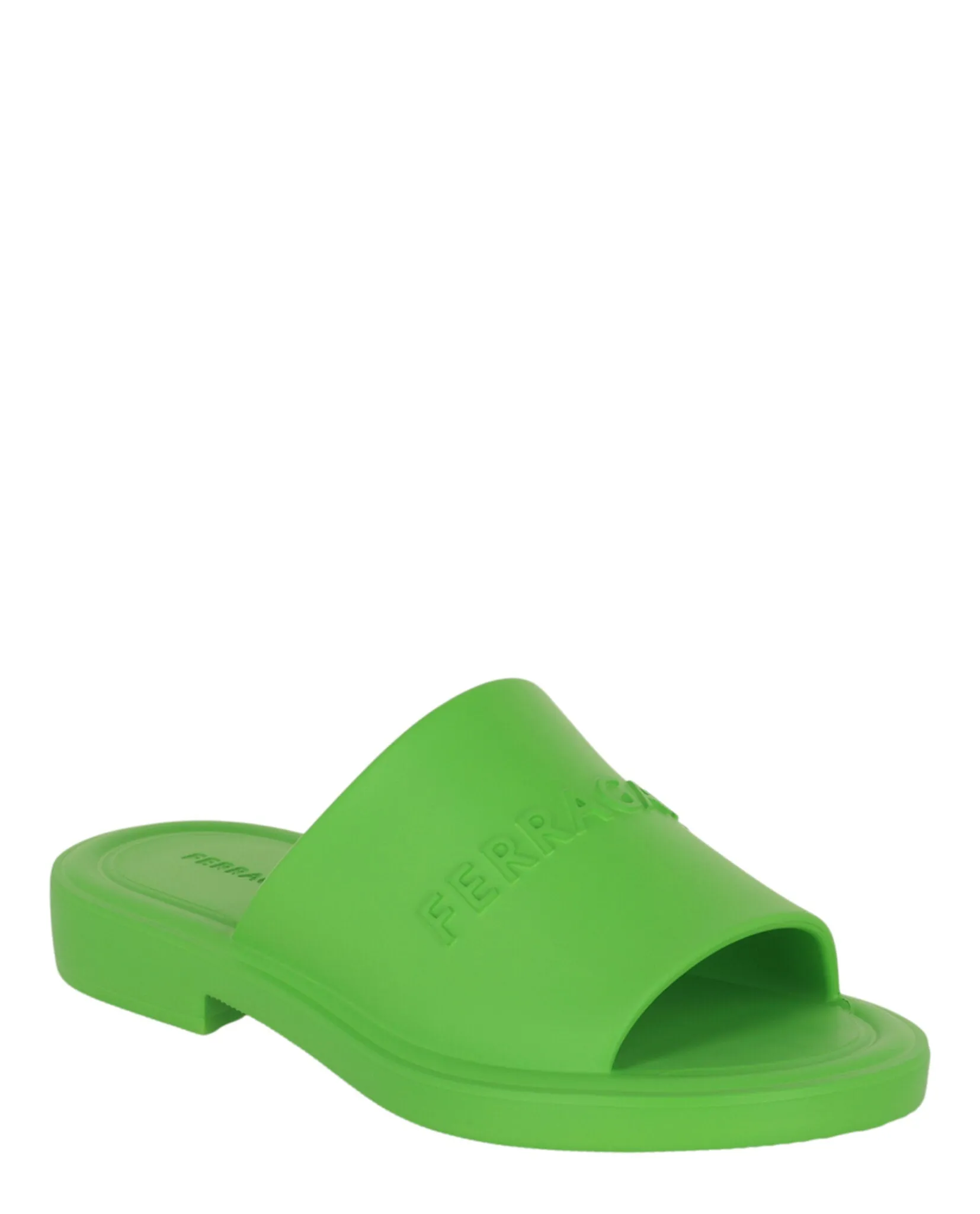 Ferragamo Giuneva Logo Embossed Slides sold by Zulily product image thumbnail 2