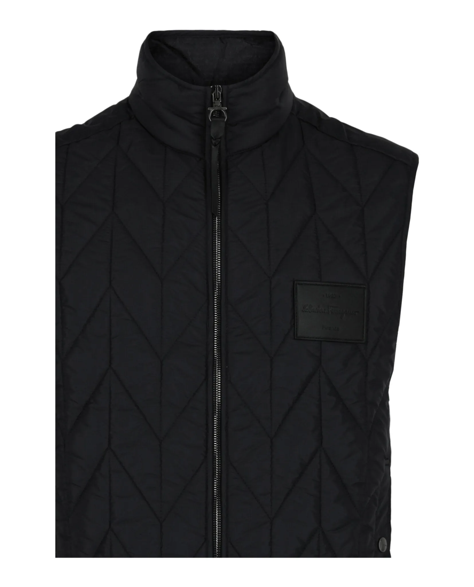 Ferragamo Chevron Quilted Vest sold by Zulily product image thumbnail 3