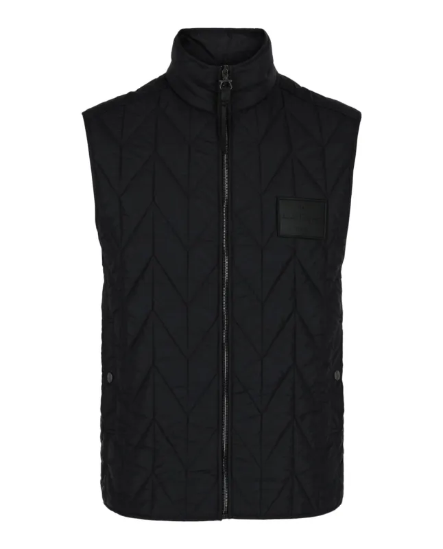Ferragamo Chevron Quilted Vest made by Salvatore Ferragamo