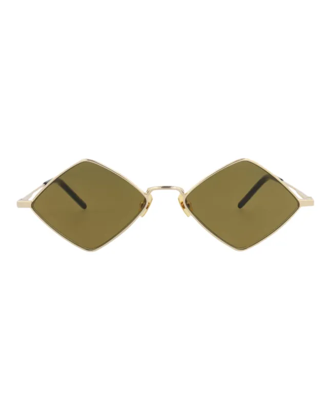 Saint Laurent Square-Frame Metal Sunglasses made by Yves Saint Laurent