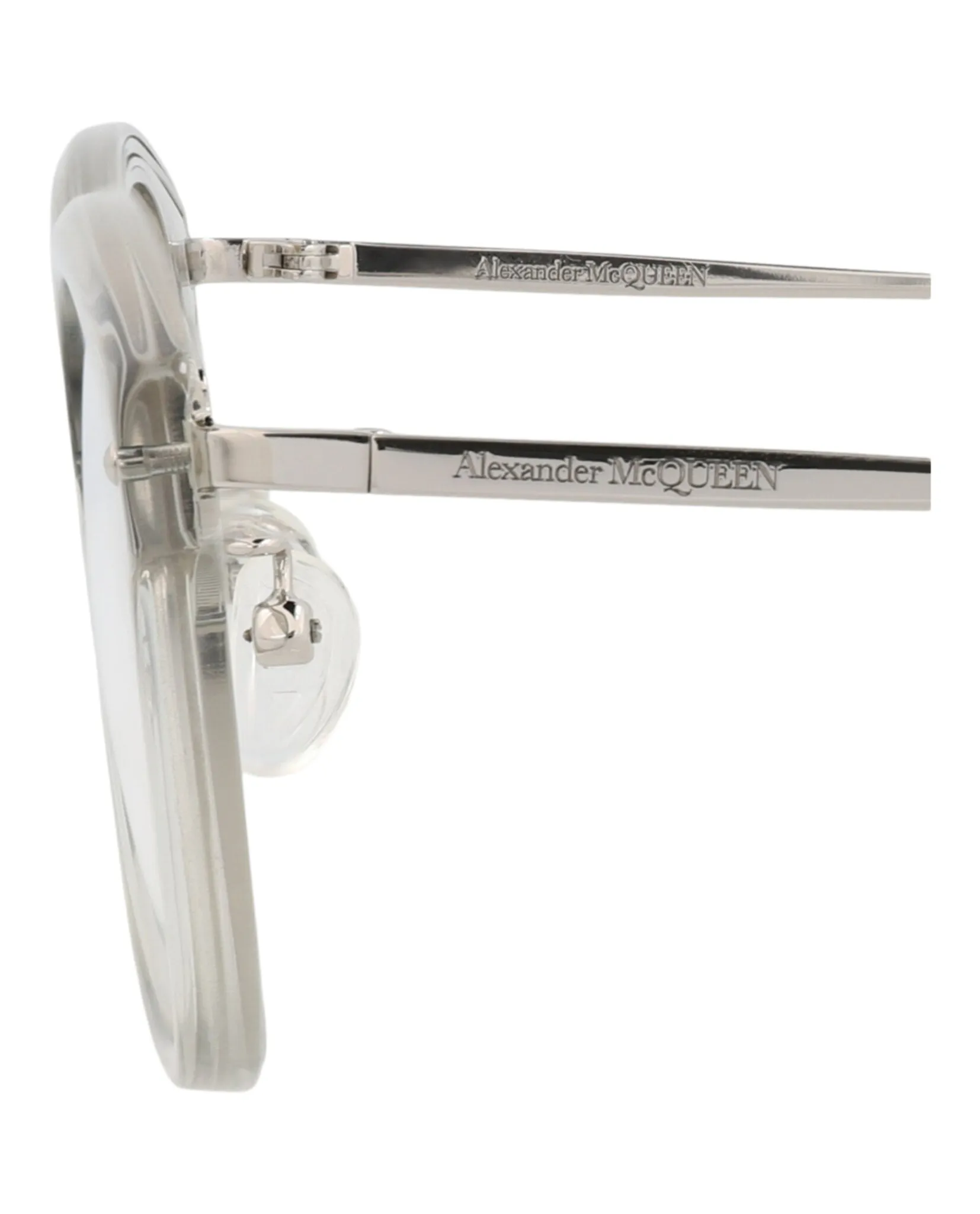 Alexander McQueen Round-Frame Acetate Optical Frames sold by Zulily product image thumbnail 4