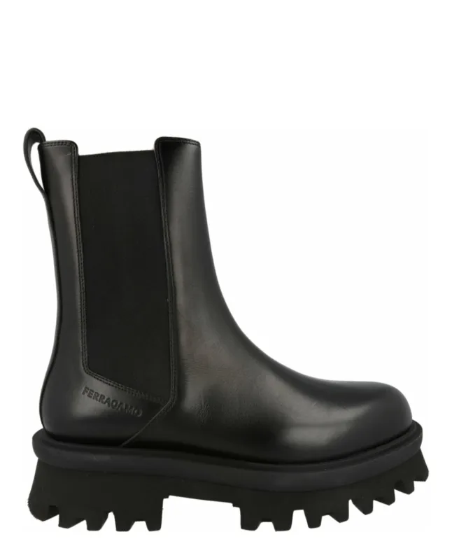 Ferragamo Flash Chelsea Boots made by Salvatore Ferragamo