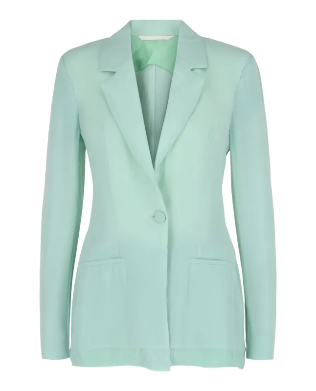 Givenchy Single-Breasted Sheer Silk Blazer made by Givenchy
