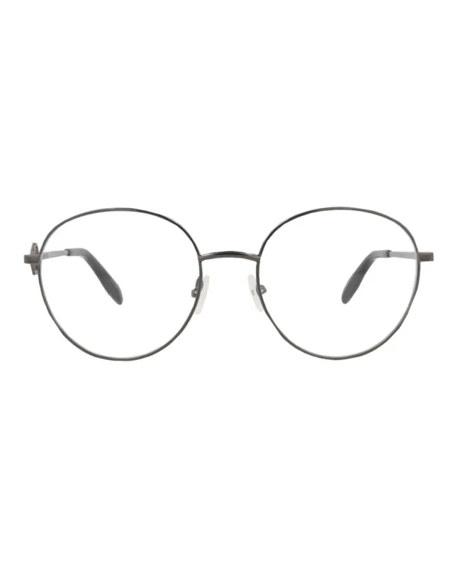 Alexander McQueen Round-Frame Metal Optical Frames made by Alexander McQueen