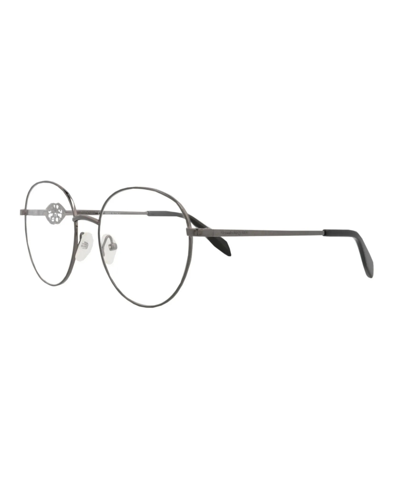Alexander McQueen Round-Frame Metal Optical Frames sold by Zulily product image thumbnail 2