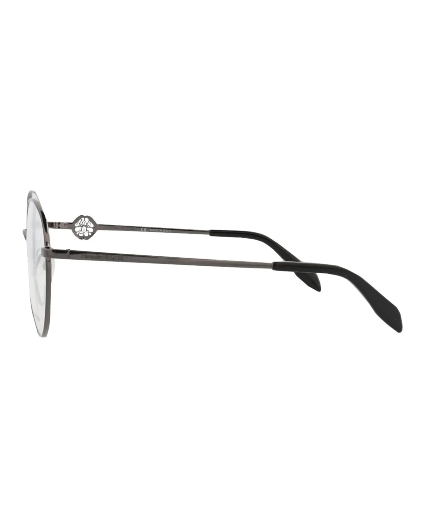 Alexander McQueen Round-Frame Metal Optical Frames sold by Zulily product image thumbnail 3