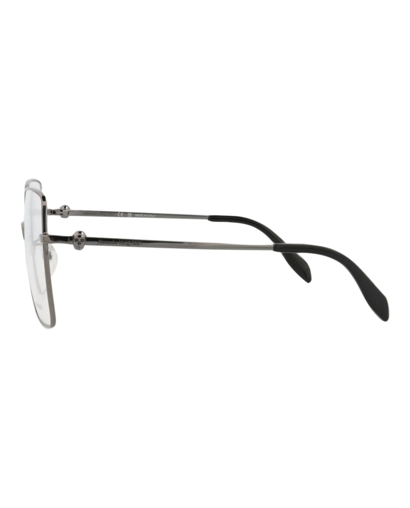 Alexander McQueen Square-Frame Metal Optical Frames sold by Zulily product image thumbnail 3