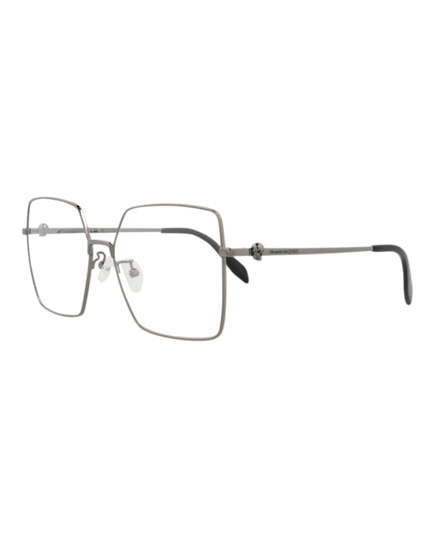 Alexander McQueen Square-Frame Metal Optical Frames sold by Zulily product image thumbnail 2