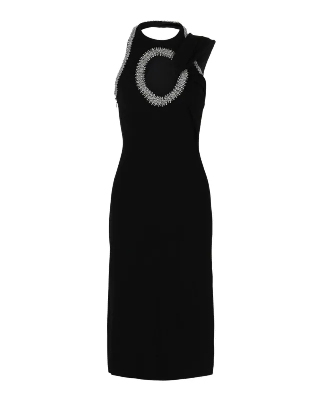 Givenchy Crystal-Embellished Detail Cutout Dress made by Givenchy