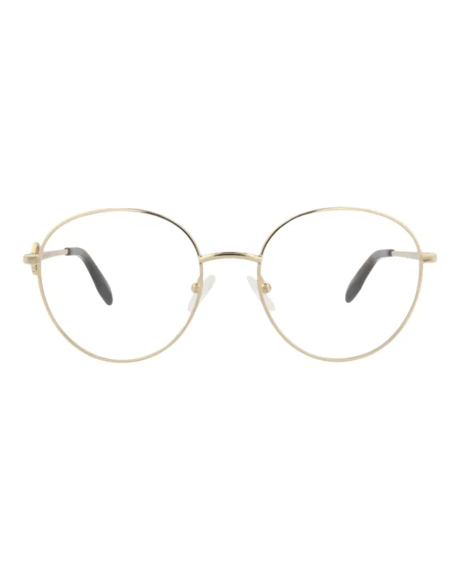 Alexander McQueen Round-Frame Metal Optical Frames made by Alexander McQueen