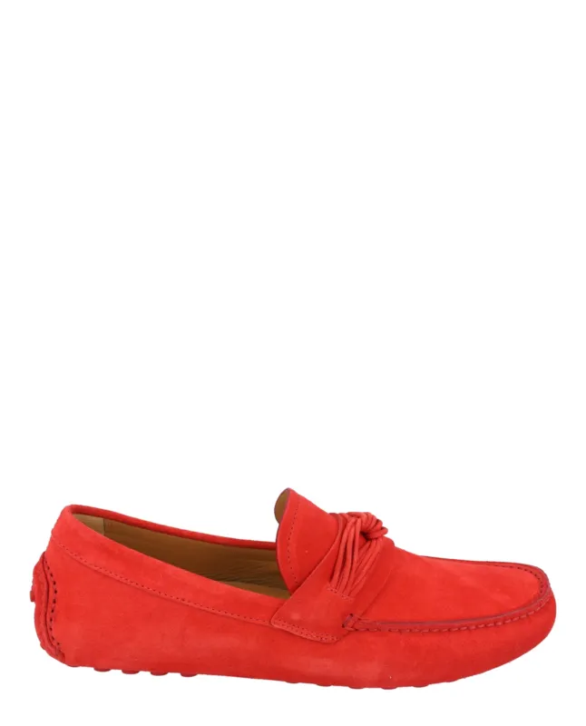 Ferragamo Forbes Suede Drivers - Wide Width made by Salvatore Ferragamo