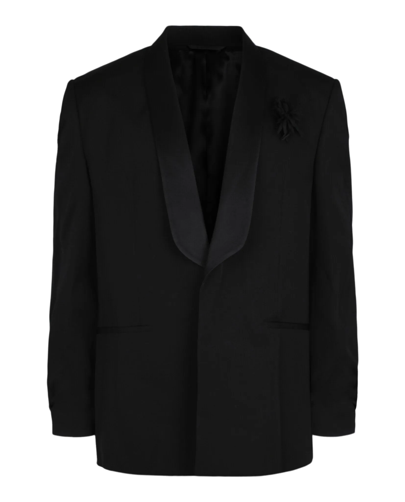 Givenchy Jacket in Wool With Satin Shawl Lapel sold by Zulily