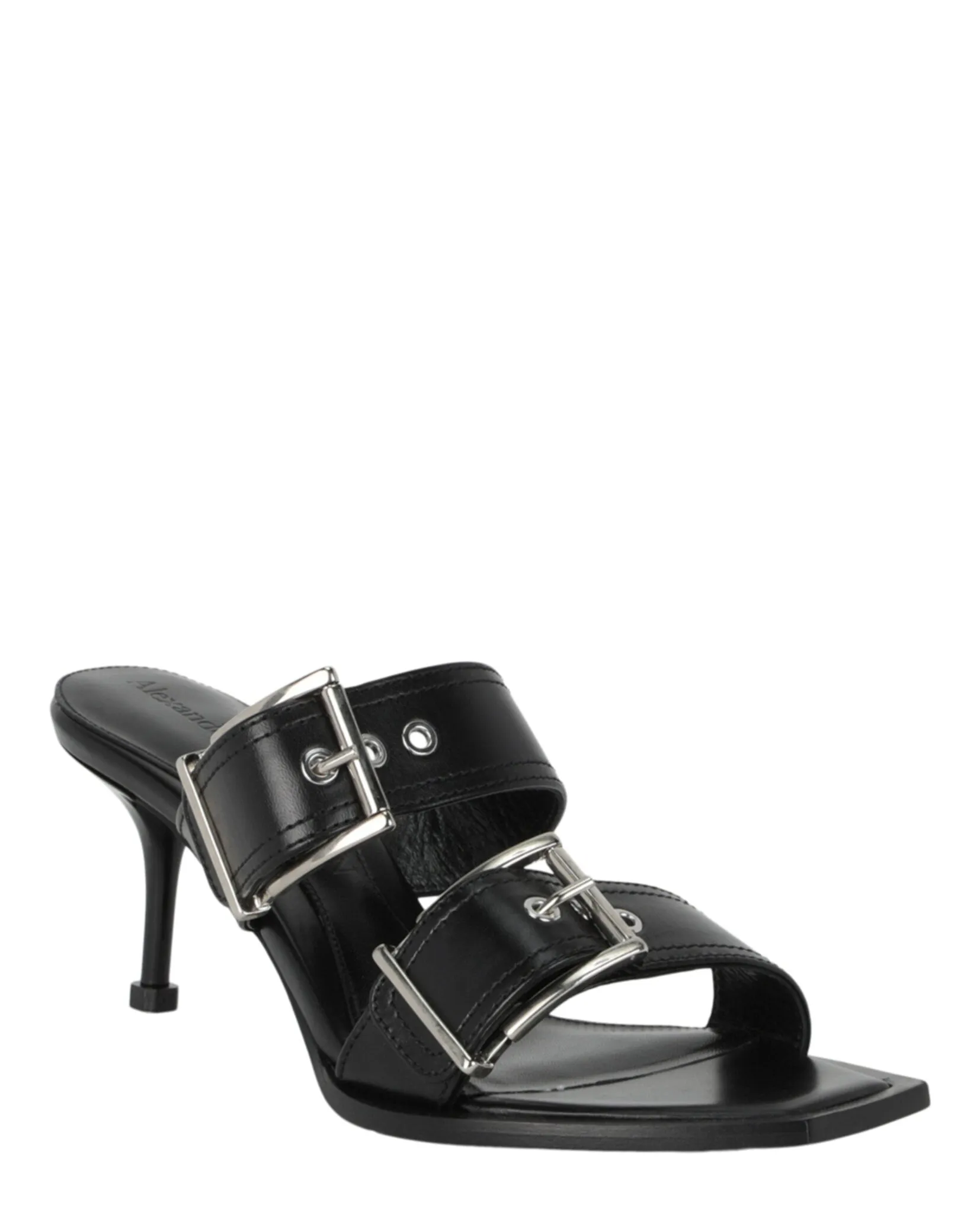 Alexander McQueen Double Buckle Punk Mules sold by Zulily product image thumbnail 2