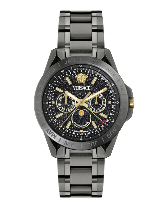 Versace V-Galaxy Moonphase Bracelet Watch made by Versace