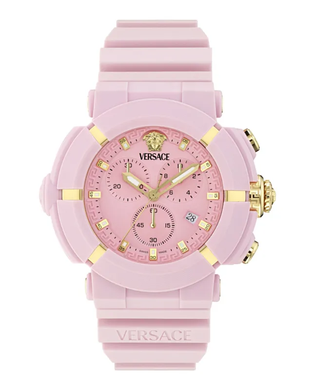 Versace  Real Active Chrono Silicone Watch made by Versace