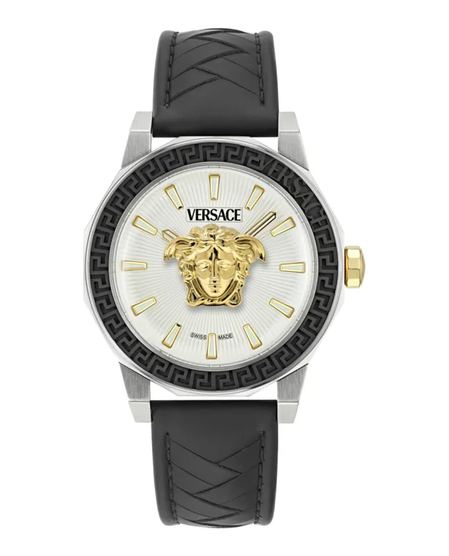 Versace Medusa Deco Leather Watch made by Versace