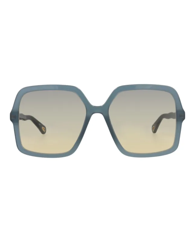 ChloƩ Square-Frame Bio Acetate Sunglasses made by Chloe