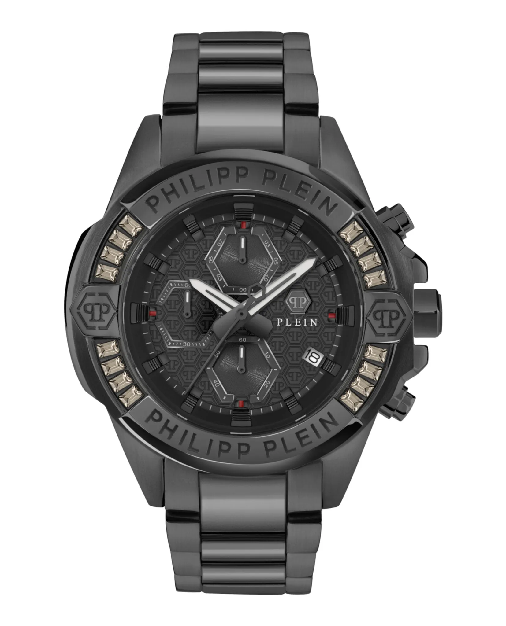 Philipp Plein the $Kull Chrono Bracelet Watch sold by Zulily
