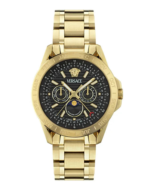 Versace V-Galaxy Moonphase Bracelet Watch made by Versace