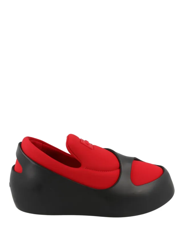 Ferragamo Lunar Paneled Slip-on Sneakers made by Salvatore Ferragamo