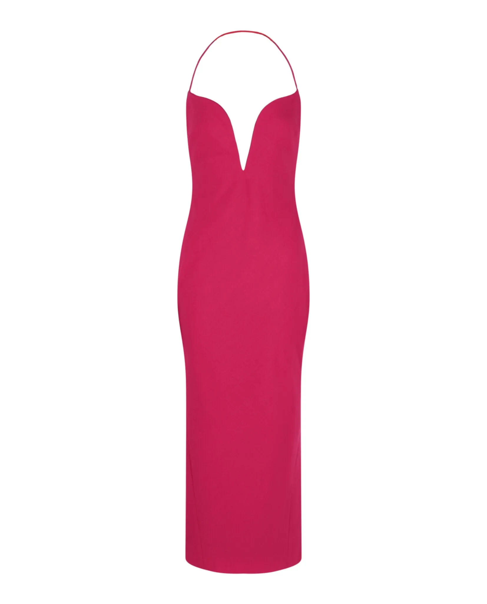 Givenchy Plunging Halter Midi Dress sold by Zulily