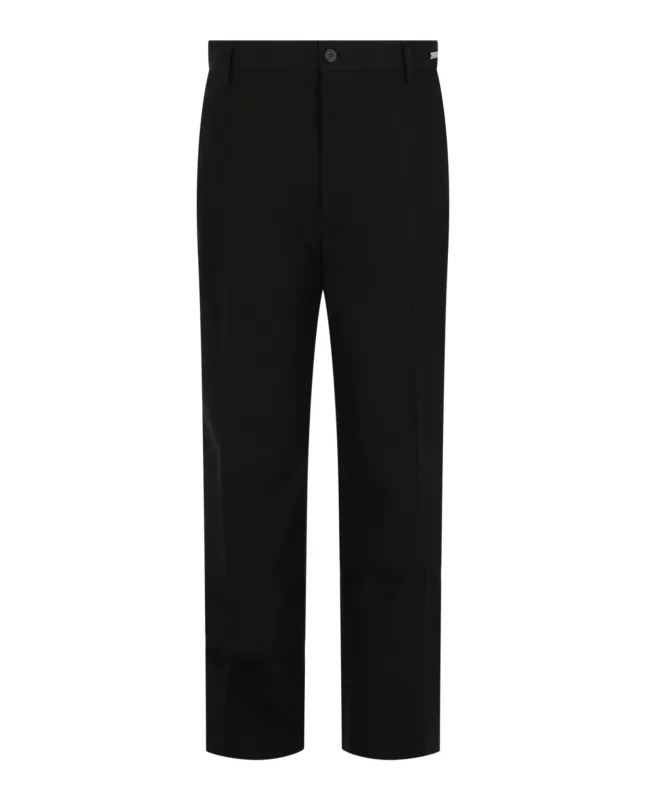 Ferragamo Flared Cotton Chino Trousers made by Salvatore Ferragamo