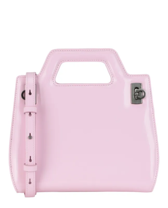Ferragamo Mini Wanda Leather Top-Handle Bag made by Salvatore Ferragamo
