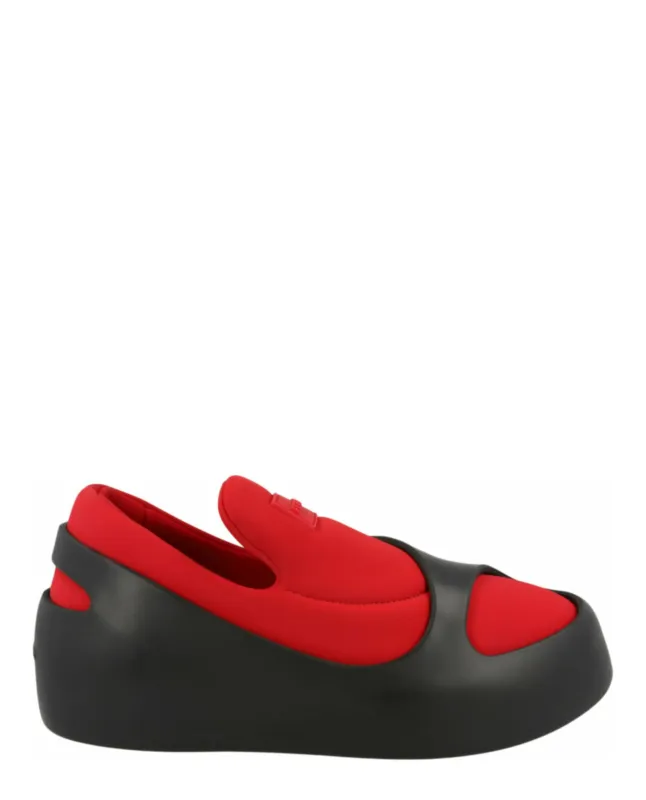 Ferragamo Lunar Paneled Slip-on Sneakers made by Salvatore Ferragamo