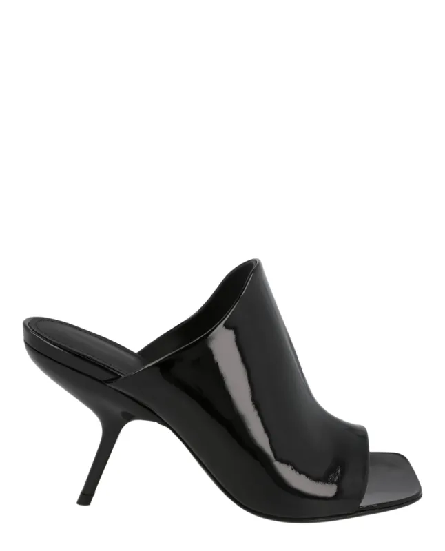 Ferragamo Era Patent Leather Mules made by Salvatore Ferragamo