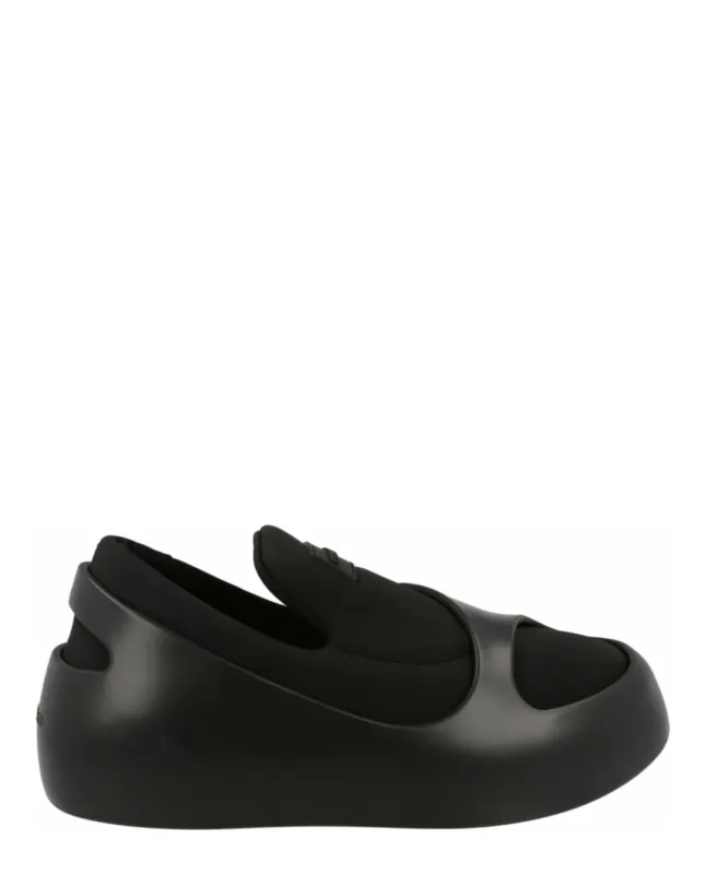Ferragamo Lunar Paneled Slip-on Sneakers made by Salvatore Ferragamo