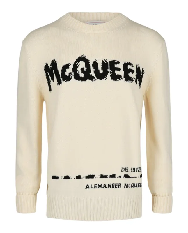 Alexander McQueen Logo Crewneck Sweater made by Alexander McQueen