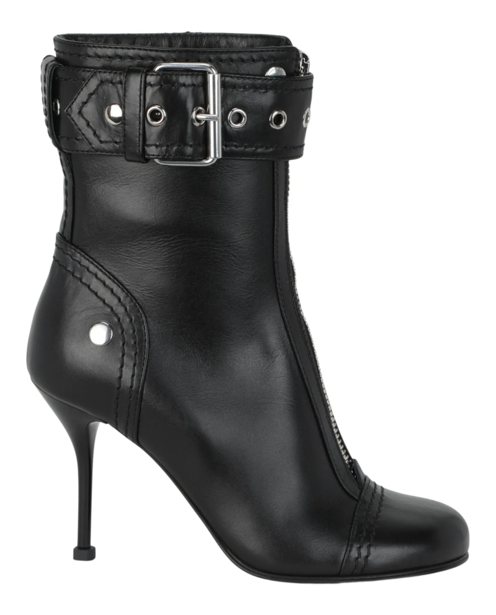 Alexander McQueen Buckle Detailed Ankle Boots sold by Zulily